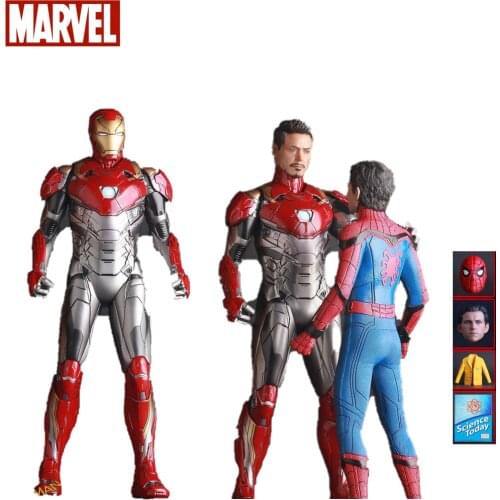 Marvel Avengers 32 Iron Man MK47 MK3 Spiderman Tony Stark Model Hand-made Christmas Birthday Gift Boy Toy