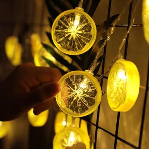 Orange/lemon Pendant String Led Lights Christmas Lights Home Decor Christmas Tree Lights Decor Ornaments