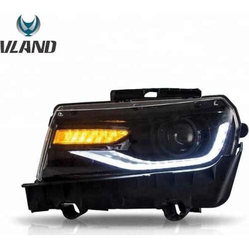 Vland manufacture wholesales factory Head Lamp Fits Chevy Camaro 2014-2015 Camaro 2SS Z/28 LED Headlights Assembly