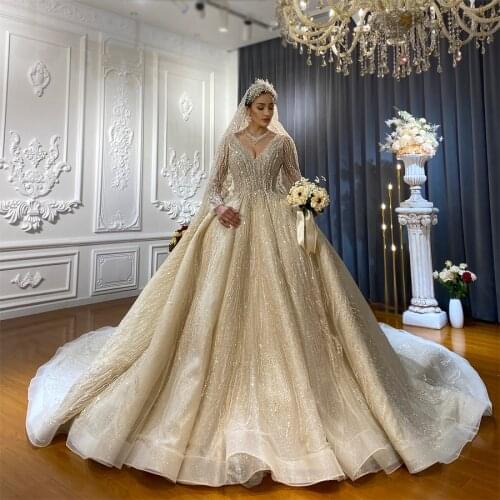 Luxury Wedding Dress 2021 Real Work 100% Same High Quality
