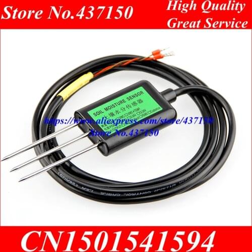 RS485 Soil moisture sensor soil conductivity sensor soil temperature Humidity sensor RS485 4-20MA 0-5V 0-2V output