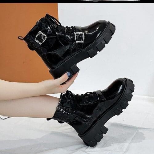 XPAY Women's Wedge Ankle Boots