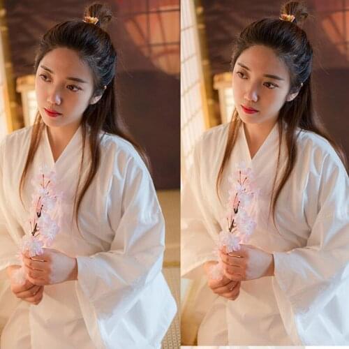 Japanese Style Womens Kimono Solid Color Long Robes Japan Soft Comfortable Traditional National Clothes New Fashion 2021