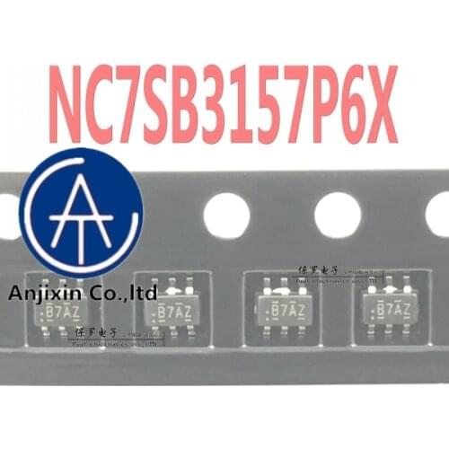 10pcs 100% orginal new NC7SB3157P6X silk screen B7AZ SC70-6 low voltage CMOS analog switch real stock