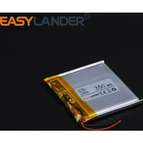 3pcs/Lot 3.7V 350mAh 303535 lipo Polymer Lithium Li-ion Battery For Consumer electronics Devices Lampe phone 033535