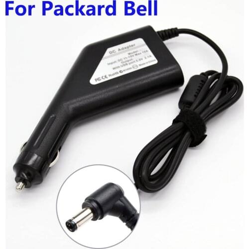 Laptop Car Charger for Packard Bell EasyNote TJ65 TJ66 TJ67 TJ72 TJ74 TK85 TK87 TM85 TM89 TM94 TM97 TM98 TM99 TS11 TS13 TS44