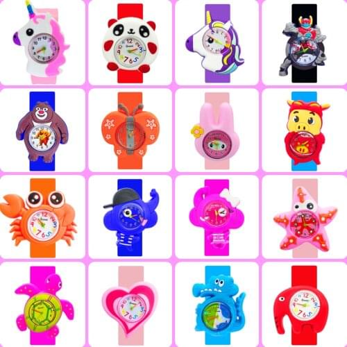 Children Fashion Watch Cute Unicorn Toy Girls Boys Child Pony Watch Student Sport Clock Kids Watches Baby Birthday Party Gifts