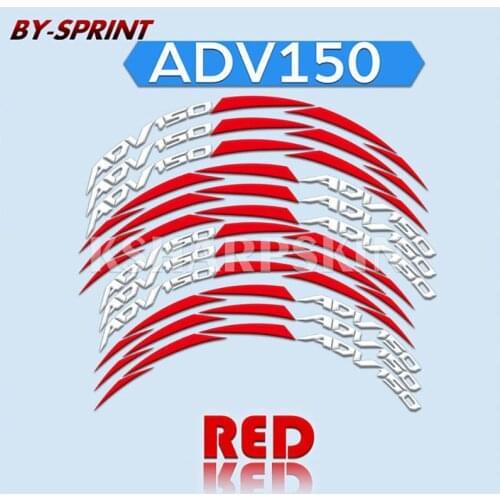 NEW Motorcycle Wheel LOGO Decal Sticker Reflective Inner Rim Stripe Wheel Rim For ADV150 ADV 150 adv150