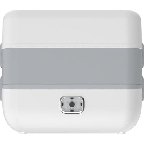 Stainless Steel Electric Lunch Box Thermal Heating Food Steamer Cooking Container Portable Office Mini Rice Cooker