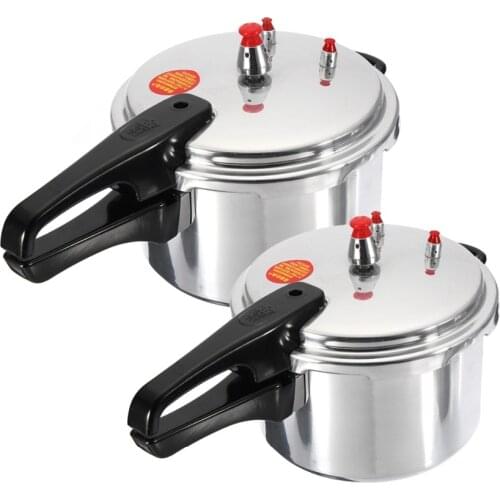 Aluminium Alloy Kitchen Pressure Cooker 20/24CM Gas Stove Cooking Energy-saving Safety Protection Light-weight Easy to Clean