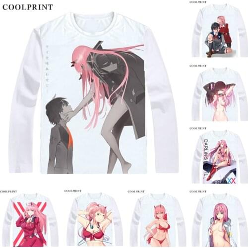 DARLING in the FRANXX T-Shirts Multi-style Long Sleeve Shirts Darin In Za Furankisu DarliFra Pilots Strelizia Cosplay Shirt