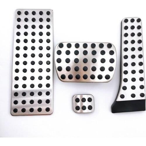 Stainless Steel Pedal for Mercedes Benz C E S GLK SLK CLS SL-Class W203 W204 W211 W212 W210 Accelerator Brake Footrest Pad