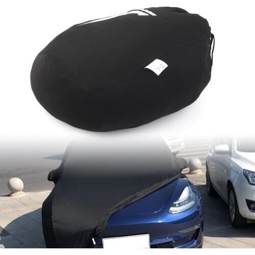 For Tesla Model X Model S Moldel 3 Car Dust Cover Rain Sun Cover Resistant Windproof Adjustable Durable Outdoor Protection
