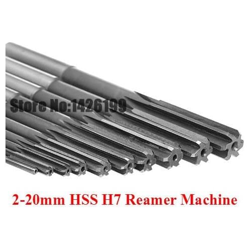 1PCS 2mm-20mm HSS Reamer Machine HSS Straight Shank Milling Reamer Chucking Reamer(3mm/6mm/8mm/10mm/12mm14mm/16mm18mm/20mm)