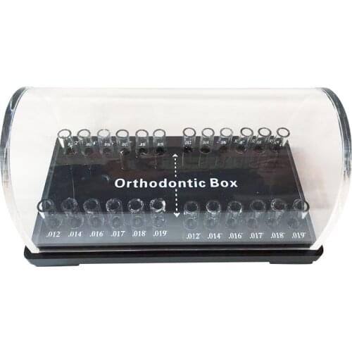 Dental orthodontic arch wire placement box Arch wire storage box Acrylic high-end induction box square wire round wire placement
