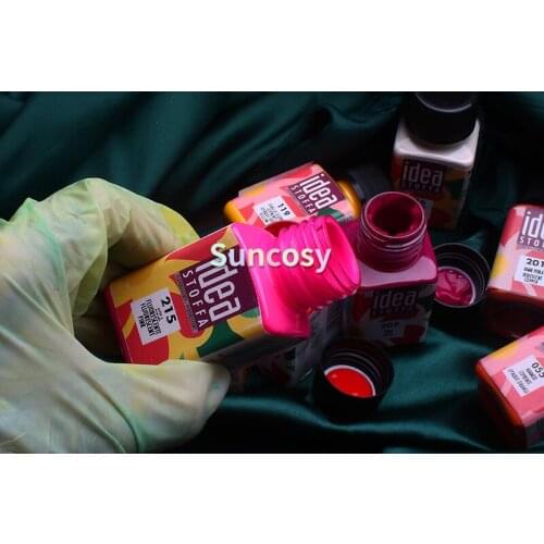 MAIMERI Idea Stoffa Cloth Painting Textile Pigment, 60ml, Fabric Full Embossing Colours, Miscible with Each Other Without Limits