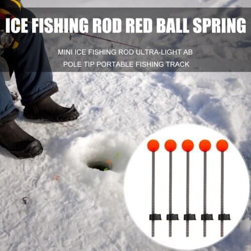 Ice Fishing Rod Tip Tip Auxiliary Equipment Outdoor Portable Winter Outdoor Sport Fish Pole Easy Fishing Carrying