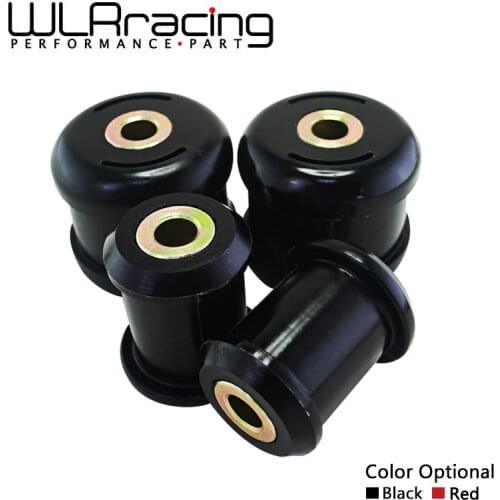 WLR RACING - Front Lower Control Arm Bushings FOR Honda Civic 01-05 FOR Acura RSX 02-06 Polyurethane BLACK,RED WLR-CAB02