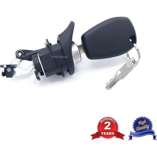 TAILGATE TRUNK LID LOCK FOR RENAULT TWINGO LOGAN 7701367940 TWO KEYS