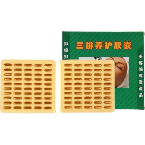 100Pcs/box Capsule Facial Ultrasonic Capsule Detox Detoxification Cream Melanin Repairing Rejuvenation Beauty Salon