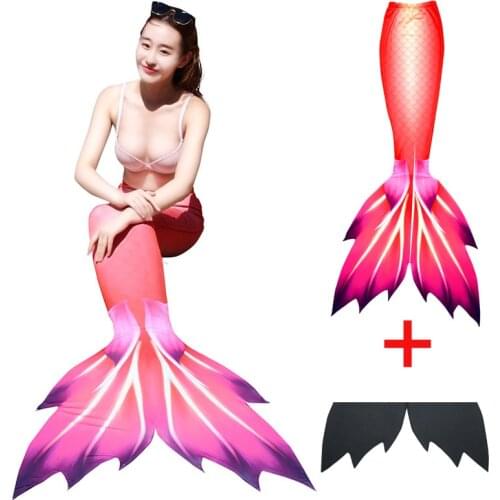 2019 NEW! Girls Adult Womens Man Mermaid Tail With Monofin Photos Props Summer Beach Vacation Cospaly Costumes Summer Clothes