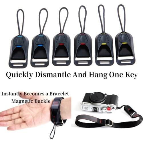 4x Quick Release Connector With Base for -Camera Shoulder Strap -Sony -Canon -Nikon -Fujifilm Wrist Band Olympus Pentax Leica S