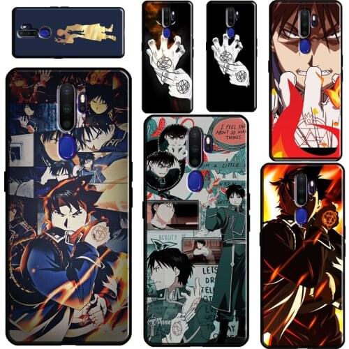 Fullmetal Alchemist Mustang Gloves For OPPO A52 A72 A91 A5 A9 A31 A53 2020 Reno2 Z Find X2 X3 Pro A3S A5S A1K A15 A93 Case