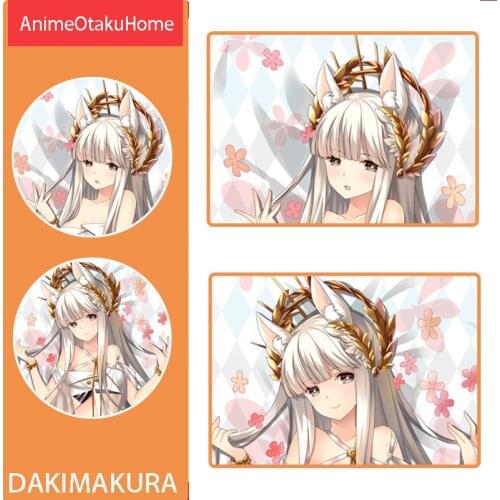 Anime Arknights Platinum Saria Sexy Lovely Girl Throw Pillow Cover Hugging Body Pillowcase Otaku Bedding Dakimakura Pillow Case