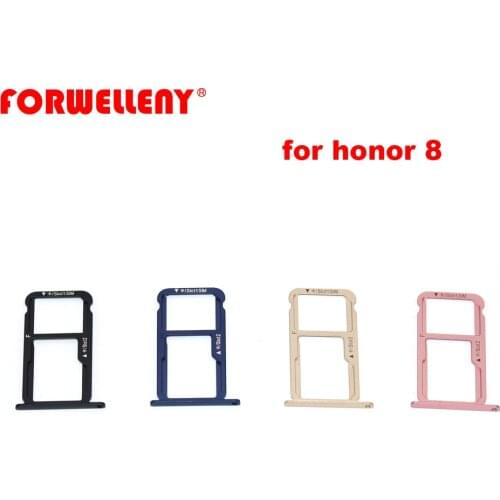 For huawei honor 8 honor8 Micro Sim Card Holder Slot Tray Adapters FRD-L09 FRD-L19 FRD-L14 FRD-AL00 black blue gold pink