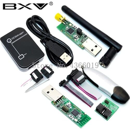 CC Debugger ZIGBEE emulator CC2531 CC2540 Sniffer Wireless Board Bluetooth 4.0 Dongle Capture USB Programmer Downloader Cable