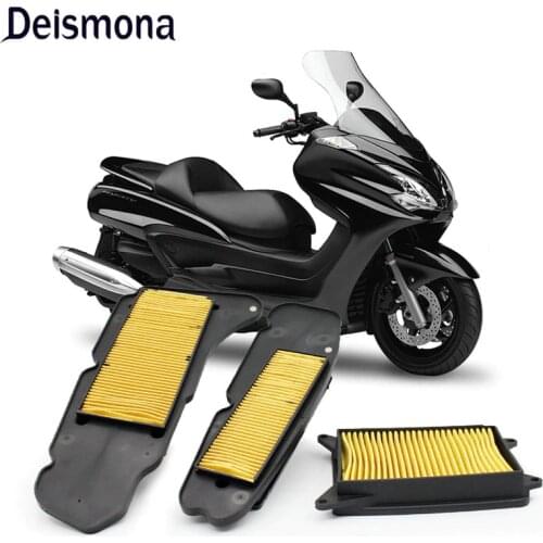 Motorcycle 3PCS Air Cleaner Filter Air Intake Filter Cleaner For Yamaha YP400 Majesty 2004 - 2014 YP400 R RA X-Max 2013 - 2016