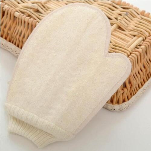 Hot Sale Natural Fiber Hemp Bath Exfoliating Glove Scrubber Loofah Mitt Washcloths Sisal Shower Bath Glove#20212
