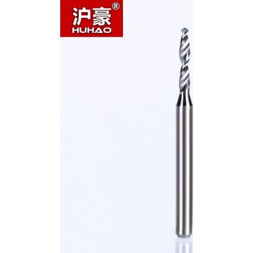 HUHAO 10pcs/lot SHK 3.175mm PCB drill bit Carbide Mini CNC Drilling Bit Set Print Circuit Board Woodworking Tools 2.15-3.175mm