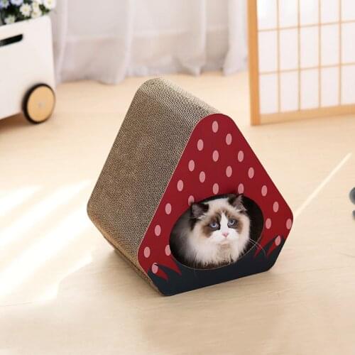 Cardboard Cat Scratcher Vertical Cat Scratcher Wear-resistant And Durable Cat Claw Board Cat Post Cat Scratching Board Nest Does
