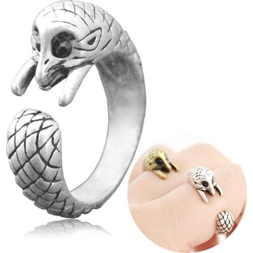 Retro Hippie Spiny Rat Rings For Women Boho Brass Knuckle Anel Masculino Hedgehog Anillos Animal Ring Men Jewelry Gift For Lover