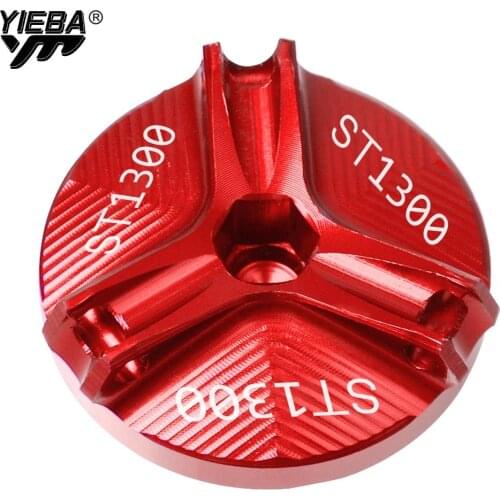 Engine Oil Cap Motorcycles Accessories Engine Drain Plugs Sump Cover For HONDA ST1300 ST 1300 2008-2015 2009 2010 2011 2012