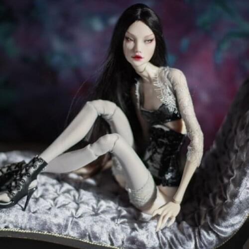 2020 in stock BJD Doll 1/4 Nina fox Girl Ball Jointed Doll Art Collection Toys for Girl resin Doll