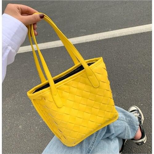 Summer Small Bag Fashion Woven Tote Bag 2021 New Shoulder Bag Portable Female Bag Purses and Handbags Luxury Designer