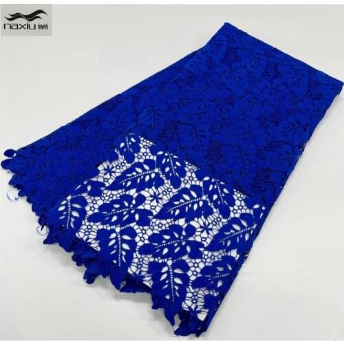 Madison African Lace Fabric 5 Yards 2021 High Quality Embroidery Nigerian Wedding Asoebi Dress Sewing Lace Material