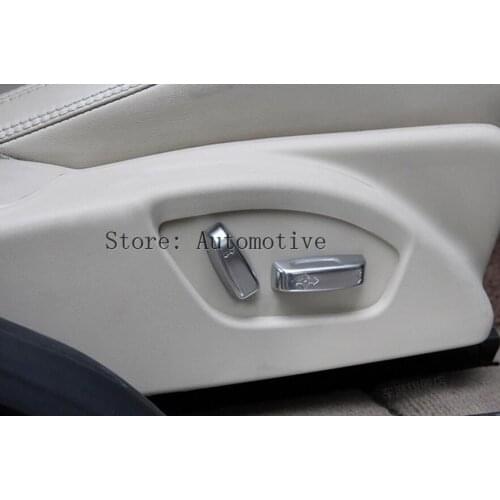 ABS Matte Chrome Seat Adjustment Button Cover Trim For VOLVO XC60 V60 V40 S60 S80 C30 C70 Accessories Car Styling