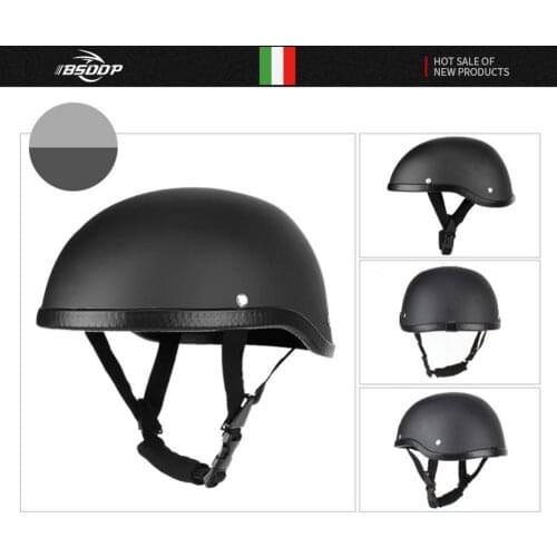 Certification Retro Motorcycle Helmet Moto Helmet Scooter Vintage Half Face Biker Motorbike Crash Moto Helmet