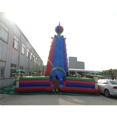 Customized inflatable climbing walls inflatable rock climb wall outdoor inflatable sport game for kids and adults