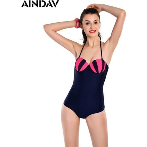 2020 New Shell Shape Bathing Suit Swimming Suit for Women One Piece Swimsuit Female Swimwear Ladies Bodysuits Padded Trikini