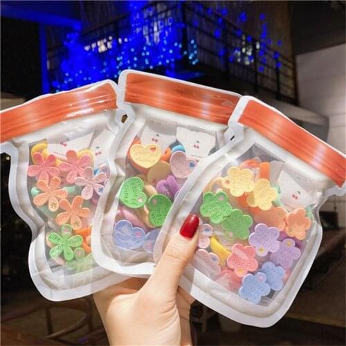 New High-quality Elastic Nylon Hairband For Girls Sweet Cartoon Flower Fruit Animal Hairpins Headband Kids Hair Accessories Gift