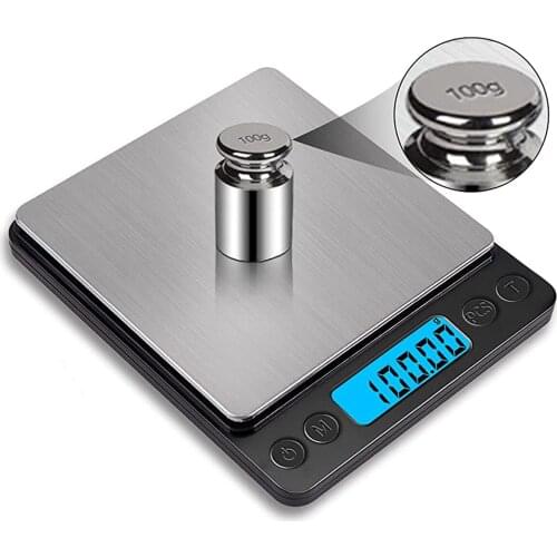 Digital Food Kitchen Scale Upgraded, High Accuracy Mini Pocket Scale Measures in Grams and oz for Cooking, Baking, Jewelry