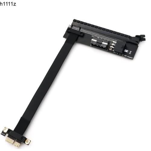 PCI-E 1X 16X Flexible Extension PCI Express 1 to 16 X Adapter PCI-E Extender Riser with 4Pin ATX 6Pin Power Connector for Mining