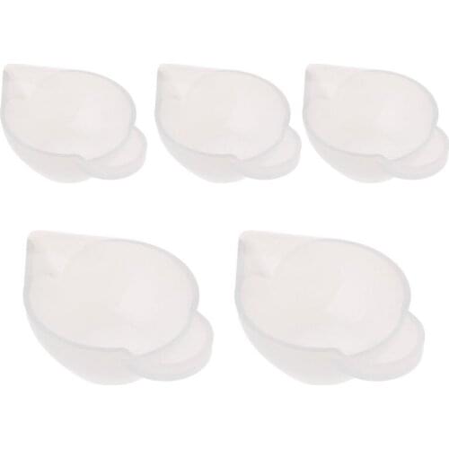 5 PCS Silicone Mold Cup Dispenser DIY Epoxy Resin Jewelry Making Tool Color Modulation T4MD