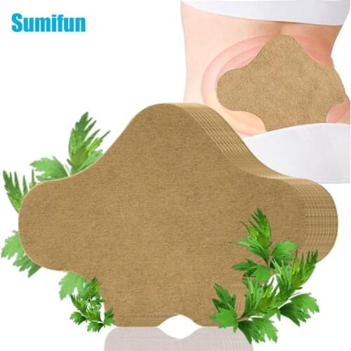 Sumifun 12Pcs New Wormwood Lumbar Medical Plaster Self Heating Warming Patch Back Waist Pain Relief Sticker D3277