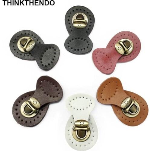 Artificial Leather Magnetic Button Lock Bag Snap Closure Buckle Clasp Fastener Replacement DIY Handbag Purse Sewing Accessories