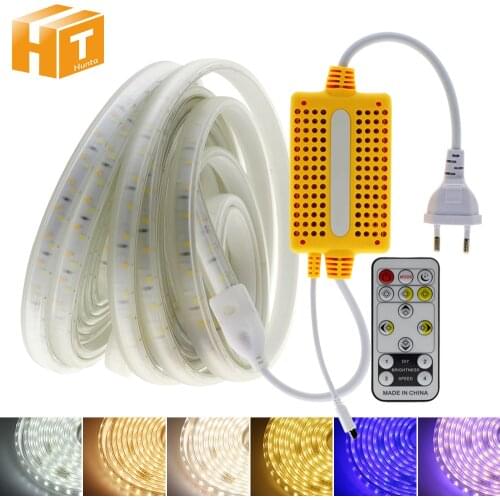 220V LED Strip Cold White + Warm White / Blue + Warm White Double Colour Changeable IP67 Waterproof Outdoor LED Light Strip